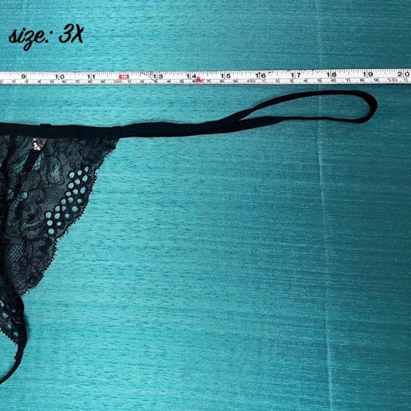 *NEW* Sexy Lace Lingerie QUEEN WOMAN PLUS 1X 2X 3X 4X 5X Halter Chemise Thong - Picture 16 of 16